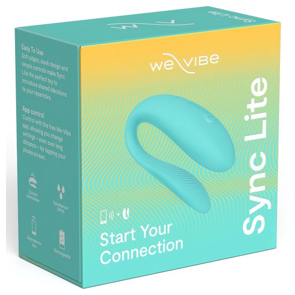 We-Vibe Sync Lite - vibrator pentru cuplu controlat wireless - verde