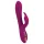 Javida - vibrator rotativ 3 în 1 cu mărgele (mov)