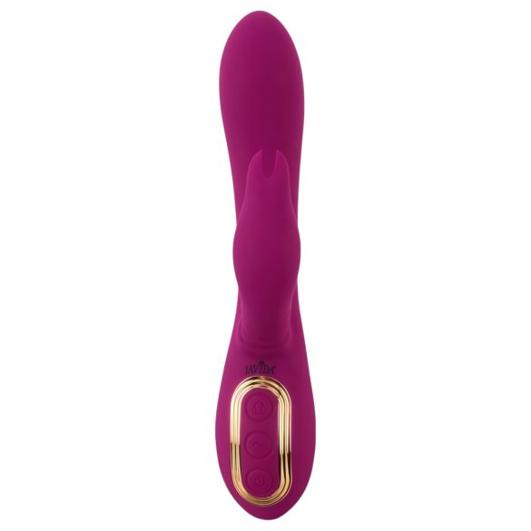 Javida - vibrator rotativ 3 în 1 cu bile - lila