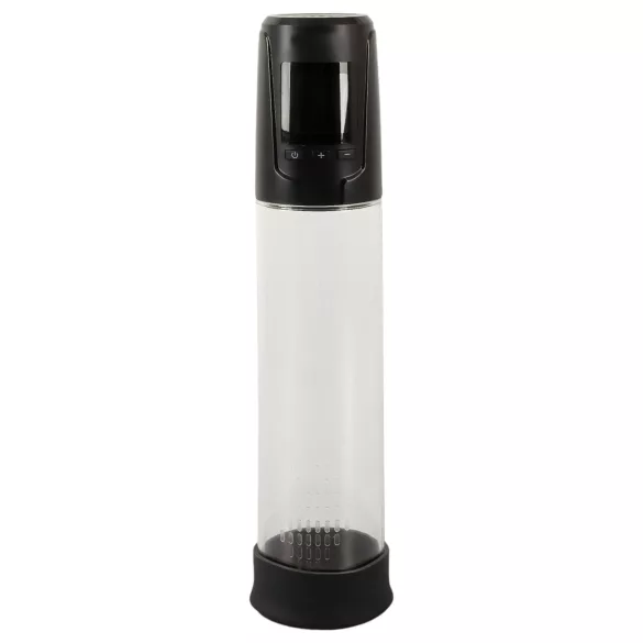 Mister Boner - pompă de penis automată, cu acumulator (negru-transparent)