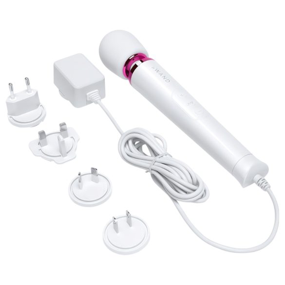 Le Wand Petite Plug-In - vibrator masaj rețea - alb