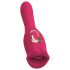 You2Toys - Vibrator 2în1 cu limbă (roz)