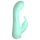 Cuties Mini 4 - vibrator iepuraș mic, reîncărcabil, rezistent la apă, verde