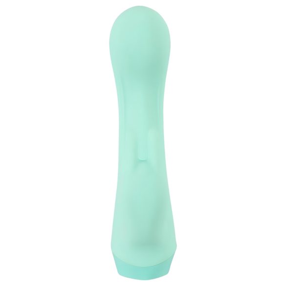 Cuties Mini 4 - vibrator iepuraș mic, reîncărcabil, rezistent la apă, verde