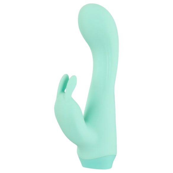 Cuties Mini 4 - vibrator iepuraș mic, reîncărcabil, rezistent la apă, verde