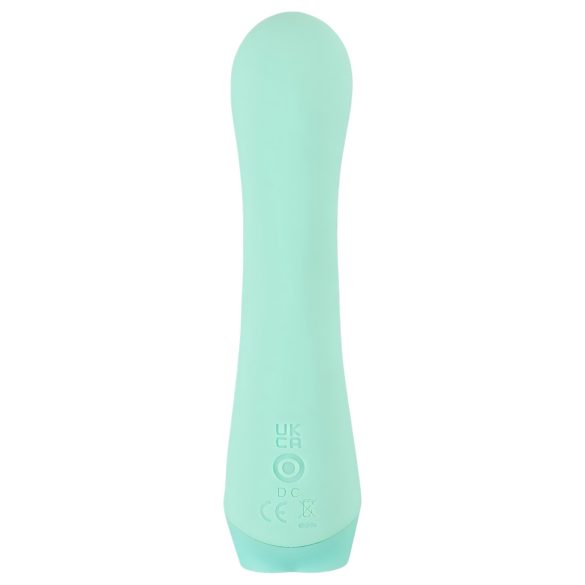 Cuties Mini 4 - vibrator iepuraș mic, reîncărcabil, rezistent la apă, verde