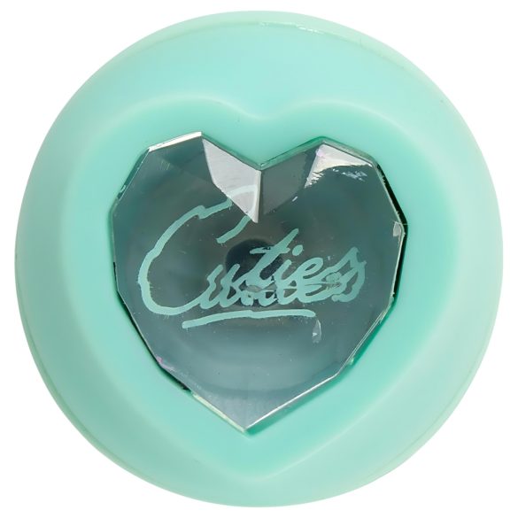Cuties Mini 4 - vibrator iepuraș mic, reîncărcabil, rezistent la apă, verde