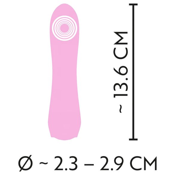 Cuties Mini 4 - vibrator mic, rezistent la apă, cu acumulator (roz)