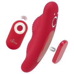   Smile - vibrator cu chilot și telecomandă wireless - reîncărcabil, roșu