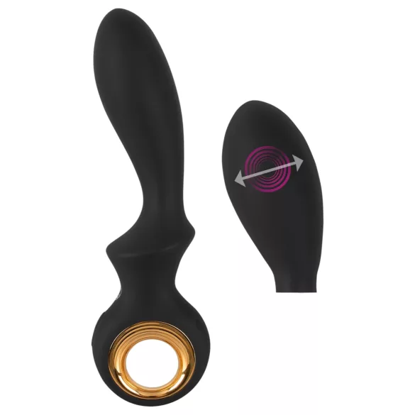 Eternal - vibrator pentru punctul G umflabil (negru)