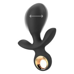 Eternal - vibrator triplu pompabil (negru)