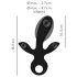 Eternal - vibrator triplu cu pompare - negru