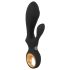 Eternal - vibrator cu braț pentru clitoris, pompat - silicon negru