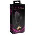 Eternal - vibrator cu braț pentru clitoris, pompat - silicon negru