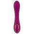 Javida - vibrator dual cu pompare - silicon mov
