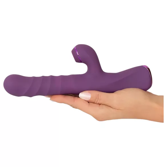 Javida - Vibrator 3în1 cu iepuraș - lila