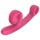 Snail Vibe Curve - vibrator clitoridian 2‑în‑1 (roz)