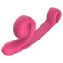 Snail Vibe Curve - vibrator clitoridian 2‑în‑1 (roz)
