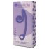 Snail Vibe Curve - Vibrator 2în1 pentru stimularea clitorisului (mov)