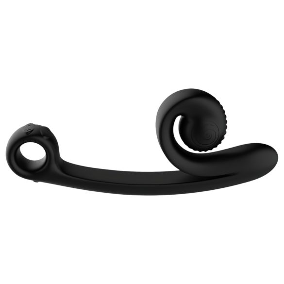 Snail Vibe Curve - 2în1 vibrator pentru clitoris (negru)