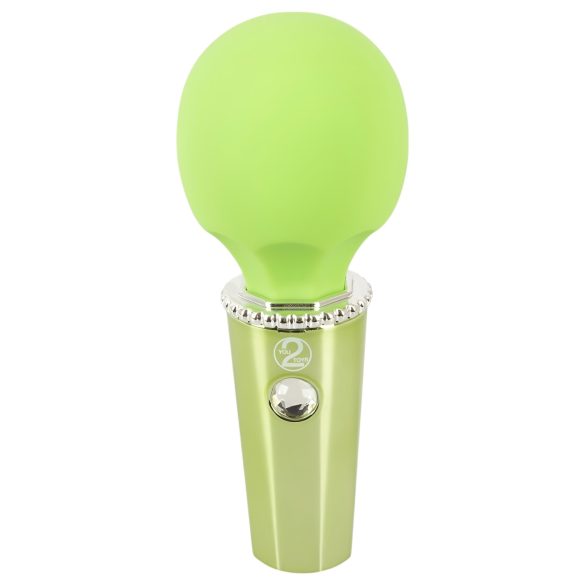 You2Toys Mini Wand - vibrator de masaj reîncărcabil (verde)