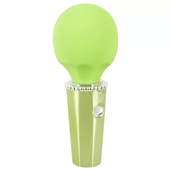 You2Toys Mini Wand - vibrator verde reîncărcabil pentru masaj