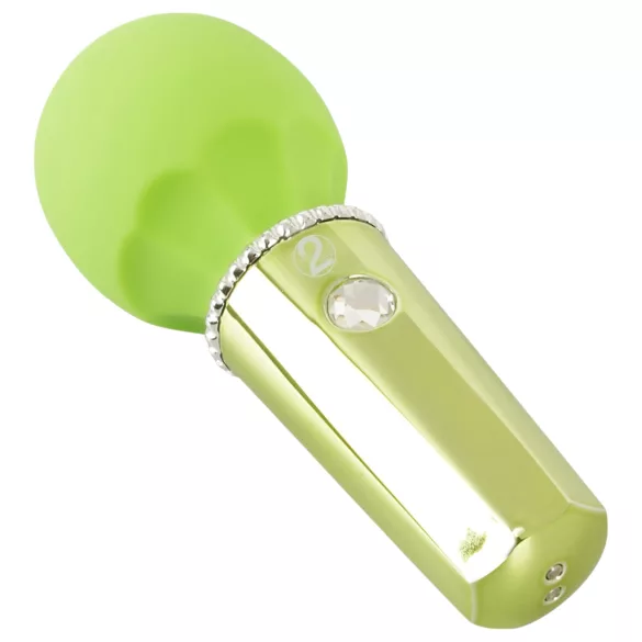 You2Toys Mini Wand - vibrator verde reîncărcabil pentru masaj