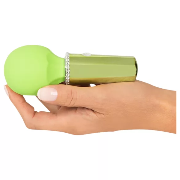 You2Toys Mini Wand - vibrator verde reîncărcabil pentru masaj