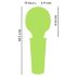 You2Toys Mini Wand - vibrator de masaj reîncărcabil (verde)