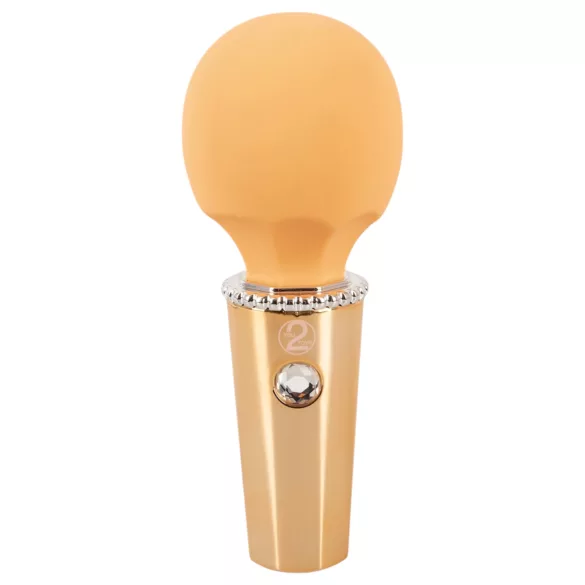 You2Toys - mini wand masajator vibrator reîncărcabil - galben