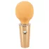 You2Toys - mini wand masajator vibrator reîncărcabil - galben