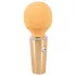You2Toys - mini wand masajator vibrator reîncărcabil - galben
