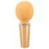 You2Toys - mini wand masajator vibrator reîncărcabil - galben