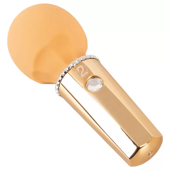 You2Toys - mini wand masajator vibrator reîncărcabil - galben