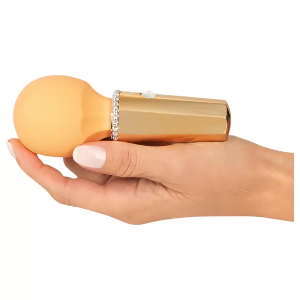 You2Toys - mini wand masajator vibrator reîncărcabil - galben