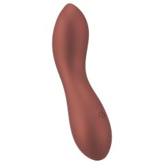 Smile - vibrator mini flexibil pentru punctul G - bronz