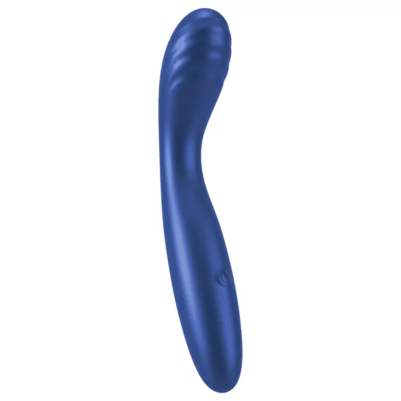Smile - vibrator flexibil pentru punctul G - albastru