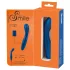 Smile - vibrator flexibil pentru punctul G - albastru