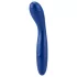Smile - vibrator flexibil pentru punctul G - albastru