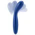 Smile - vibrator flexibil pentru punctul G - albastru