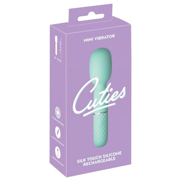 Cuties - mini vibrator masaj - rezistent la apă - mentă