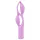Vibrator dublu motor Fabulous, mov, reîncărcabil