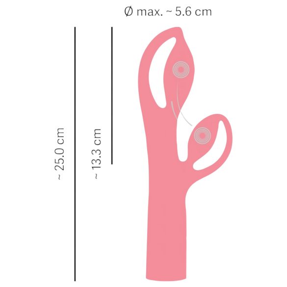 You2Toys Fabulous - vibrator cu braț pentru clitoris (roz)
