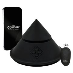   The Cowgirl Cone - masina de sex inteligentă cu diferiți atașamente (negru)