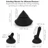 The Cowgirl Cone - mașină sexuală premium controlată prin aplicație - cu 2 capete interschimbabile, 20 moduri de vibrație (negru)