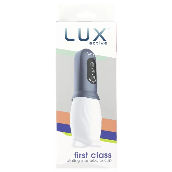 LUX Active First Class - masturbator automat rotativ - alb-gri