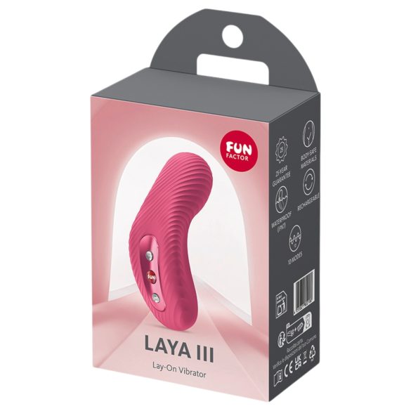 Fun Factory Laya III - vibrator clitoridian impermeabil (roz)