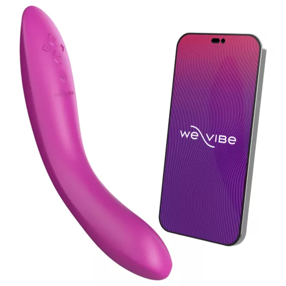 We-Vibe Rave 2 - vibrator pentru punctul G controlat prin aplicație (roz)