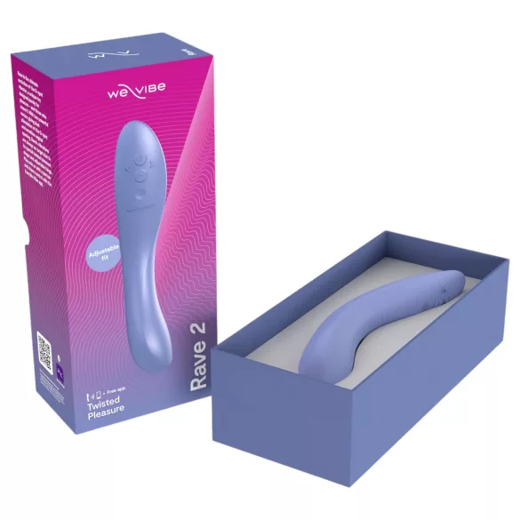 We-Vibe Rave 2 - vibrator punctul G inteligent reîncărcabil albastru