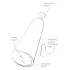 ROMP - mini vibrator pentru clitoris - roșu